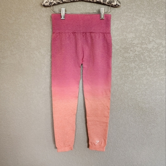Gymshark Ombre seamless leggings size Medium - Picture 3 of 4